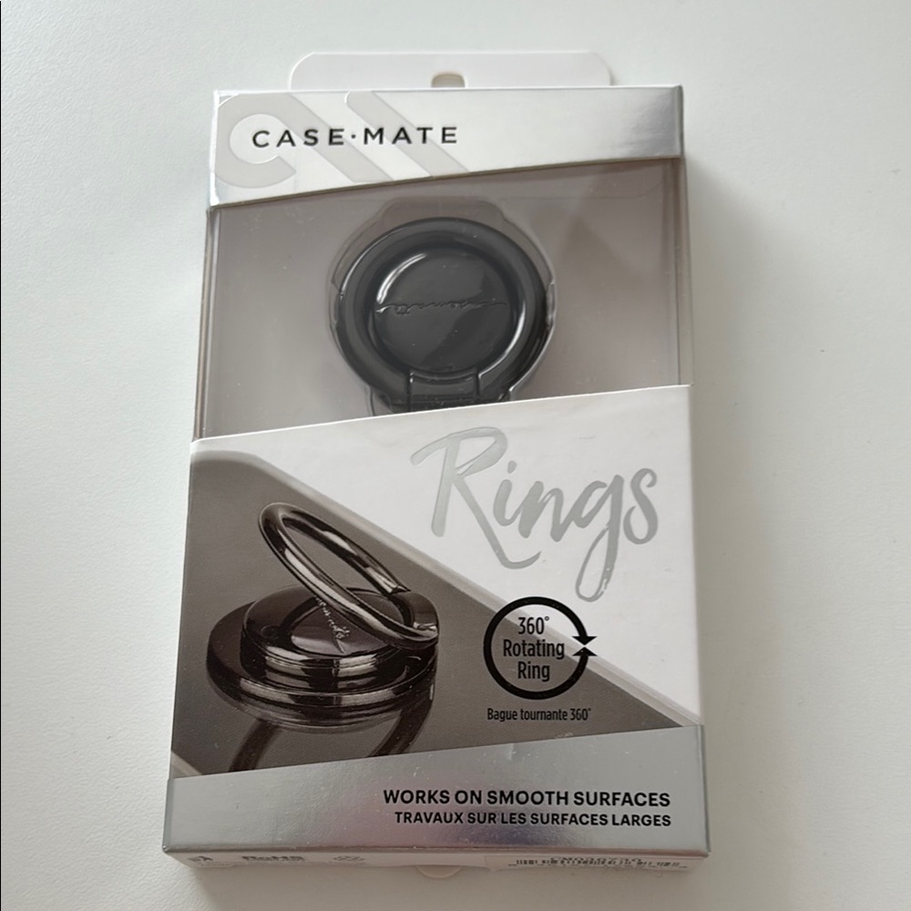 Case-Mate Black Phone Ring Holder